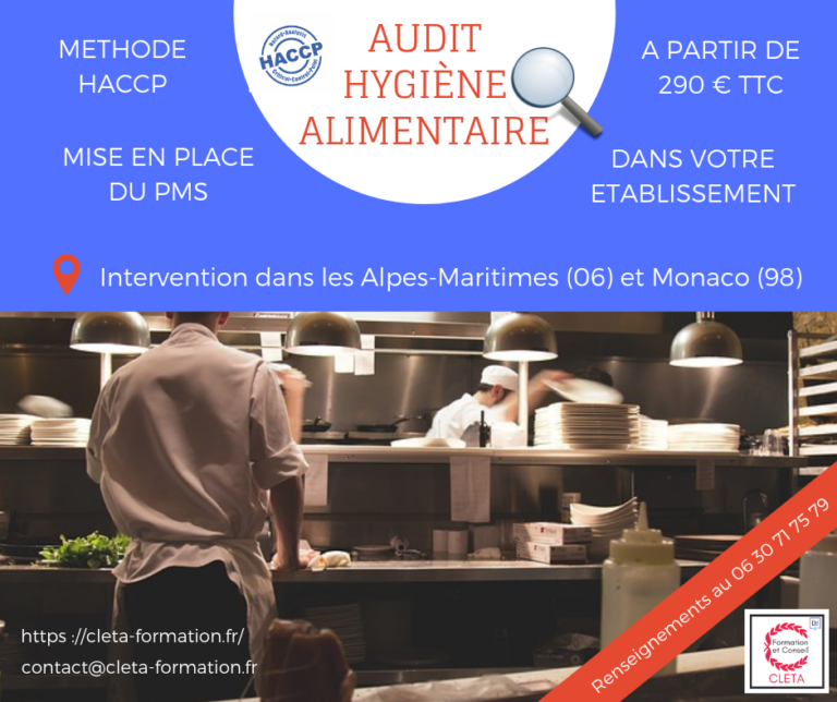 Comment se préparer à un contrôle hygiène ? CLETA Formation et Conseil HACCP