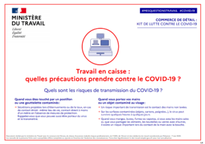 COVID19 Fiche Travail En Caisse CLETA Formation Et Conseil HACCP